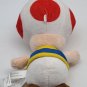 GENUINE Super Mario Bros Red Toad Stuffed Plush All Star 8" Little Buddy Used