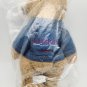 Hard Rock Cafe Collectible Bears Las Vegas w/ Denim Jacket Plush with Tag VG