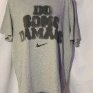 Nike 'DO SOME DAMAGE' Athletic T-Shirt Size Large *AS-PICTURED*