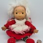 VINTAGE 16&acirc;�� Yarn Crochet 70&acirc;��s Strawberry Shortcake Doll With Vinyl Freckle Face