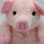 VINTAGE Medium-Sized Chubby Pig Plush Stuffed Animal Mary Meyer CLEAN