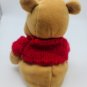 THE DISNEY STORE WINNIE THE POOH 8" RED SWEATER POOH BEAN BAG PLUSH NWT