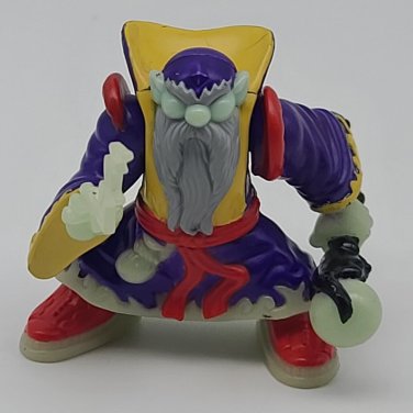 Fisher Price 1999 Great Adventures 2.5" Wizard Figure Glows in Dark Magic Castle