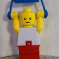 Lego Red Man Figure Flash light torch  Night light Lamp Portable Lantern 10.5"