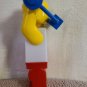 Lego Red Man Figure Flash light torch  Night light Lamp Portable Lantern 10.5"