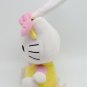 TY HELLO KITTY EASTER BUNNY 7" in Used PLUSH TOY *CLEAN*