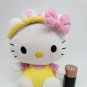 TY HELLO KITTY EASTER BUNNY 7" in Used PLUSH TOY *CLEAN*