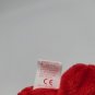 Ty Beanie Babies VALENTINE  Red & White Valentine Monkey Retired RARE