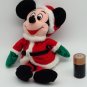 Disney Parks Exclusive Mickey Mouse Christmas Plush Doll 7 Inches Santa Suit