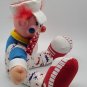 NWT Vintage Ringling Brothers and Barnum & Bailey Circus stuffed Clown RARE