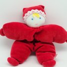 Vintage6"  Red Star Plush Boy in Red Coat - Made in Ukraine
