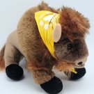 Wishpets Buff Realistic Buffalo Bison Plush 10” Stuffed Animal Toy 2001