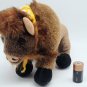 Wishpets Buff Realistic Buffalo Bison Plush 10&acirc;�� Stuffed Animal Toy 2001