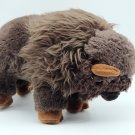 St. Labre Indian School Realistic Plush Buffalo Bison Brown Stuffed Animal 11"