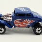 1982 Matchbox '33 Willys Street Hot Rod 313 White Heat - Black Base MISPRINT
