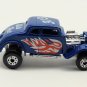 1982 Matchbox '33 Willys Street Hot Rod 313 White Heat - Black Base MISPRINT