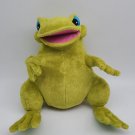 8" Tall Spring GREEN FROG Plush Doll CLEAN