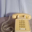 *VINTAGE* TeleConcepts CANARY YELLOW  12-Button Touch Tone DESK - AS-PICTURED