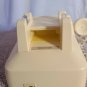 *VINTAGE* TeleConcepts CANARY YELLOW  12-Button Touch Tone DESK - AS-PICTURED