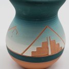 Handcrafted Native American Lakota Sioux Bud Vase SIGNED