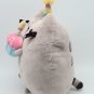 Gund Pusheen The Cat Plush Gray Birthday Cupcake 10.5â Snackables Plush *CLEAN*