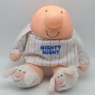 Vintage 1986 American Greetings Ziggy Forget Me Not 12" Nighty Night Plush Doll