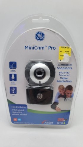 GE Minicam Pro 98756 Web Cam Snapshot Button OPEN BOX