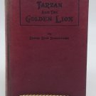 Tarzan And The Golden Lion 1924 HC Hard Cover Edgar Rice Burroughs (99 Year Old)