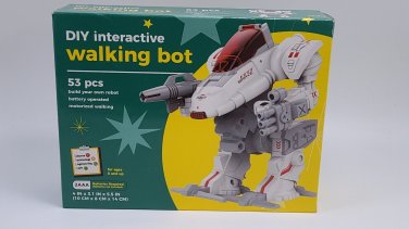 DIY Interactive Walking Bot 53 Piece Build Your Own Robot