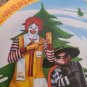 Vintage McDonalds, Ronald McDonald, Hamburglar, Big Mac, Winter Plate 1977