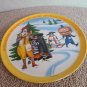 Vintage McDonalds, Ronald McDonald, Hamburglar, Big Mac, Winter Plate 1977
