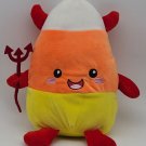 Kellytoy Halloween Candy Corn Devil Horns and Tail Plush Stuffed Toy 2018 CLEAN