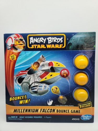 2013 ANGRY BIRDS STAR WARS MILLENIUM FALCON BOUNCE GAME *AS-PICTURED*