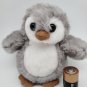 Bearington Collection Plush Baby Penguin Gray Grey White 6" *CLEAN*