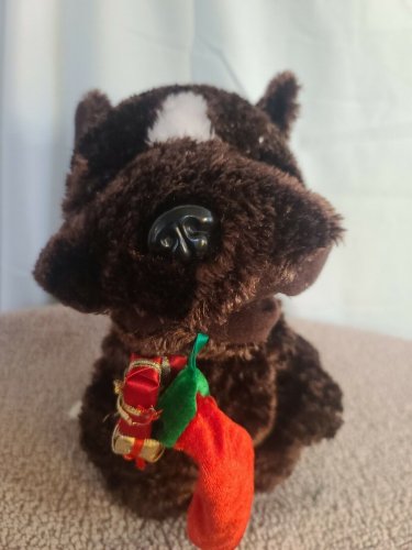 Dan Dee Collectors Choice Christmas Stocking Brown Puppy Dog