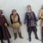 Vintage Lot of 9 Star Wars Phantom Menace Figures w/ Extras