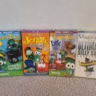Veggie Tales VHS - lot of 4 UNTESTED *RARE*