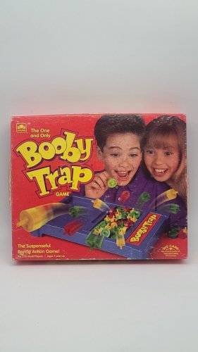 Golden 1993 The One and Only Booby Trap Game 99% Complete *AS-PICTURED*