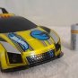 Hot Wheels Toy Color Change Hyper Racer Yellow Lights and Sound 10" Car Mattel