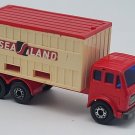 Vintage Matchbox Superfast Lesney #42 Mercedes Container Truck Sea Land Box