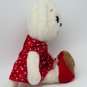 ULTRA RARE Vintage Felix the Cat Medium 14" White Cat Plush  *CLEAN*