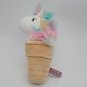 Douglas Cuddle Toy Unicorn Ice Cream Cone 9&acirc;�� Plush CLEAN