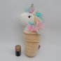 Douglas Cuddle Toy Unicorn Ice Cream Cone 9&acirc;�� Plush CLEAN