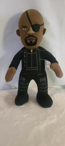2019 Marvel Studios Spiderman Far From Home NICK FURY plush  81/2" tall