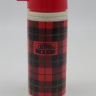 Avon Plaid Thermos Decanter 3 fl oz Wild Country After Shave EMPTY