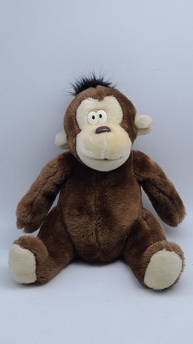 Vintage RARE 1987 Fundamental Too Squeezems Stuffed Animal Plush Gorilla Monkey