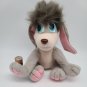 RARE Equity Marketing Anastasia Pooka Puppy Dog 9" Plush Soft Toy Stuffed Animal
