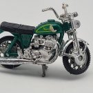 Vintage Green 3" Motorcycle Diecast Toy Made in Hong Kong