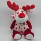 Red Reindeer Christmas Moose Plush 11 Inch Sugar Loaf Kelly Toy Stuffed Animal