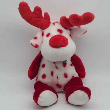 Red Reindeer Christmas Moose Plush 11 Inch Sugar Loaf Kelly Toy Stuffed Animal